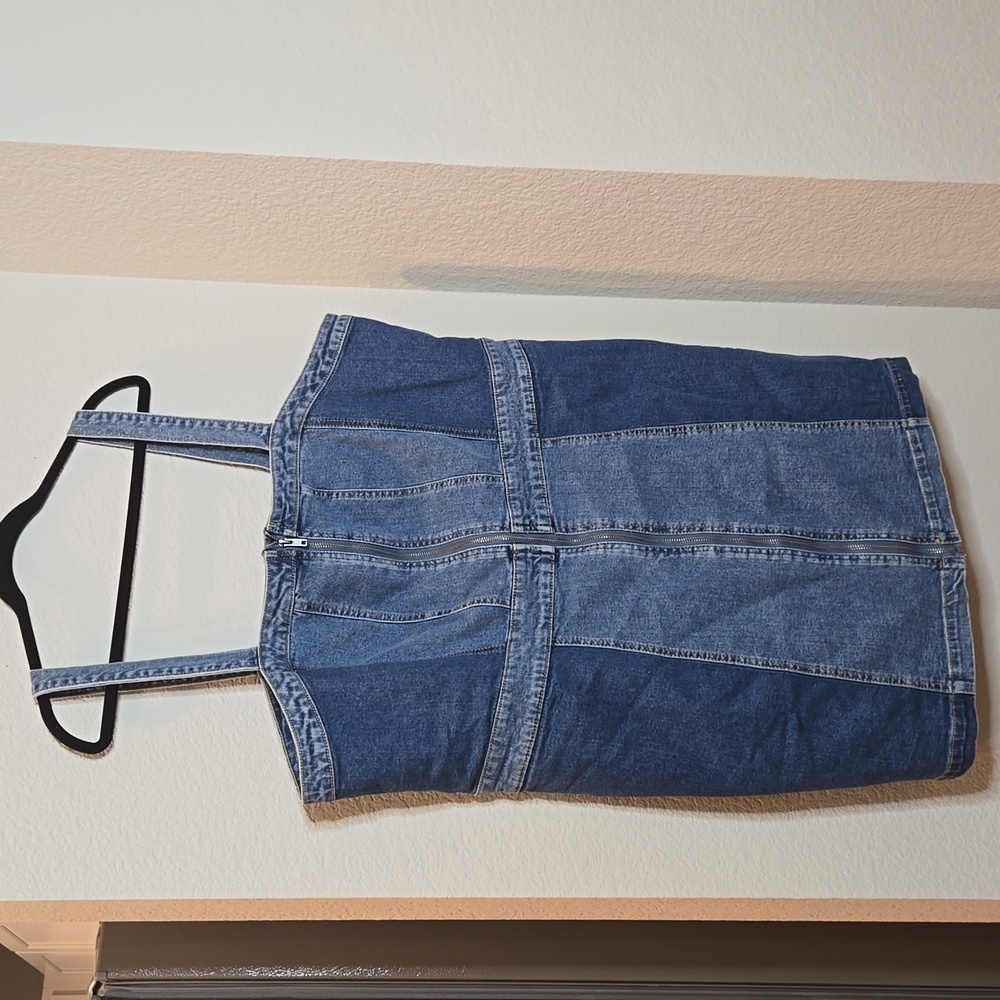 Wild Fable Zippered Denim Dress